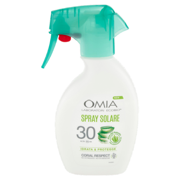 Omia Laboratori Ecobio Spray Solare 30 Alta Aloe del Salento 200 ml