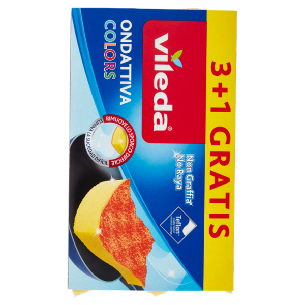 Vileda Pur Active Ondattiva Colors 4 pz