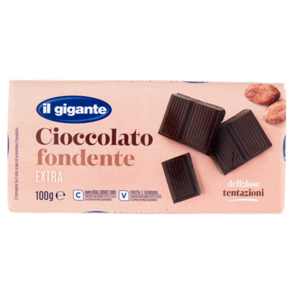 IL GIGANTE Cioccolato fondente Extra 100 g