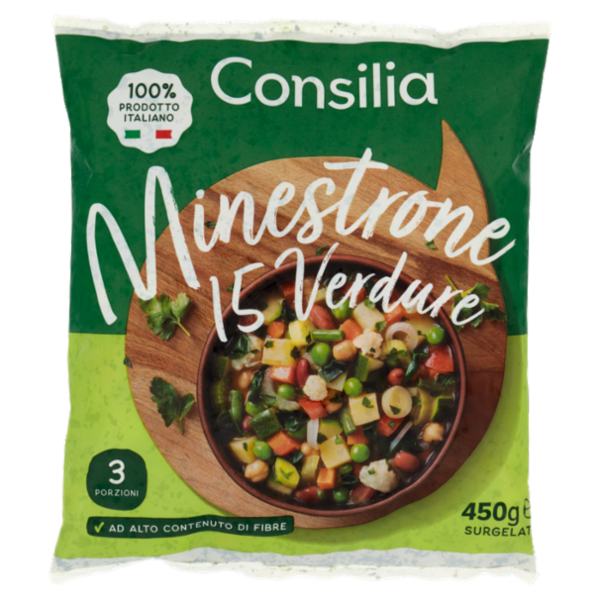 Consilia Minestrone di Verdure Surgelato 450 g