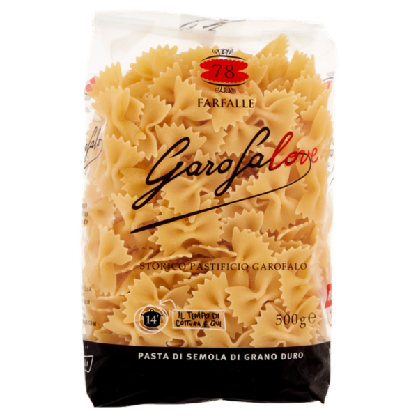 Garofalo Farfalle 78 Pasta di Semola di Grano Duro 500 g