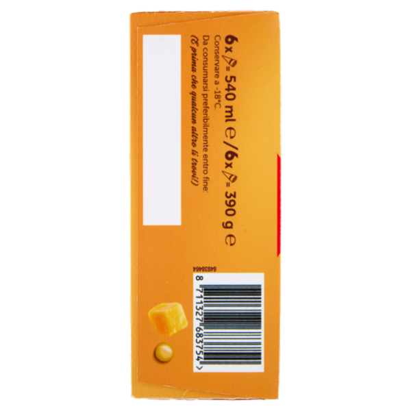 Cornetto Algida Max Mango & Vaniglia 6 Gelati 390 g