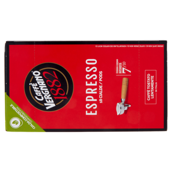 Caffè Vergnano 1882 Espresso Cialda Compostabile 18 x 6,94 g