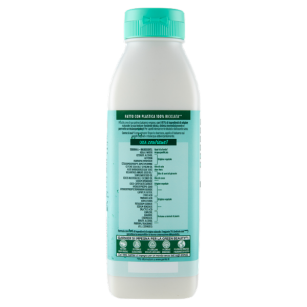 Garnier Fructis Hair Food, Balsamo idratante all'aloe per capelli disidratati, 350 ml