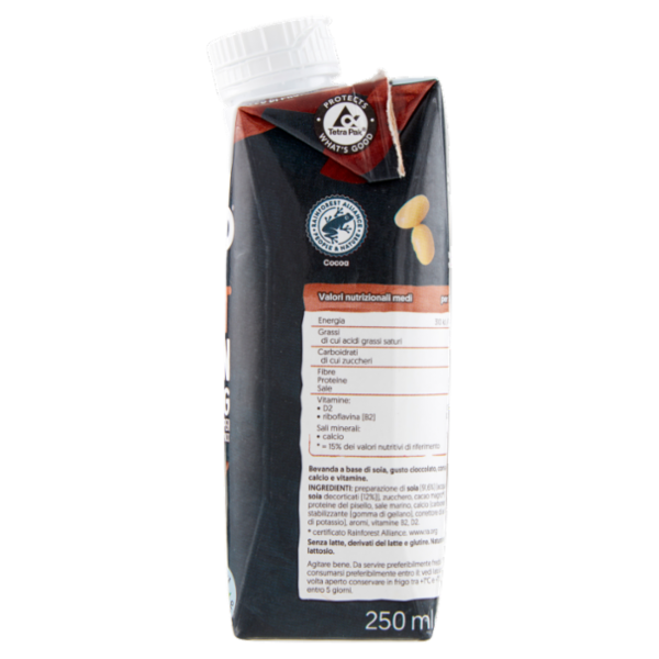 ALPRO 15G Proteine, Bevanda Proteica 100% Vegetale, Gusto Cioccolato, Senza Lattosio, 250 ml