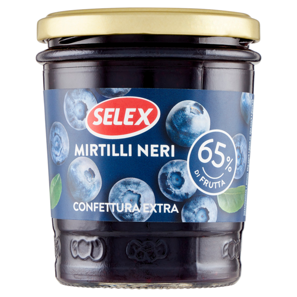 Selex Confettura Extra di Mirtilli Neri 320 g