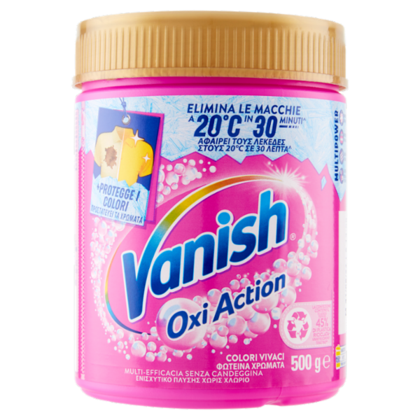 Vanish Oxi Action Multipower Polvere rosa Smacchiatore bucato 500 g