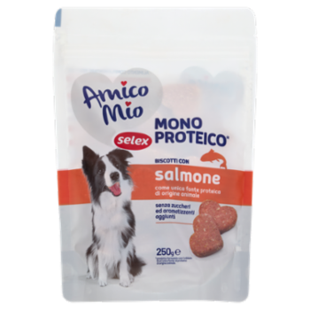 Selex Amico Mio Cane Biscotti Con Salmone Mono Proteico 250 g