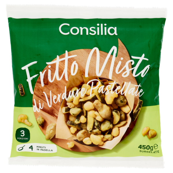 Consilia Verdure Miste Pastellate Surgelate 450 g