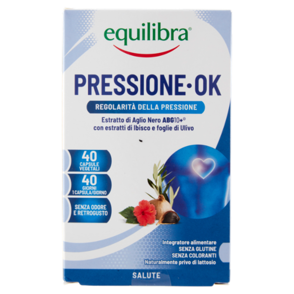 equilibra Pressione-Ok Regolarità della Pressione 40 Capsule Vegetali 20 g