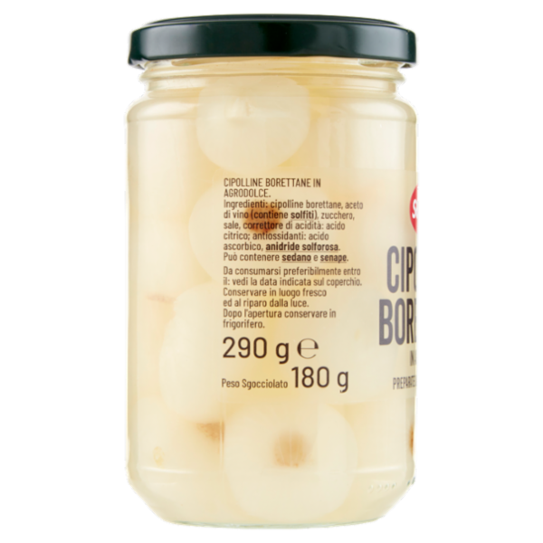 Selex Cipolline Borettane in Agrodolce 290 g