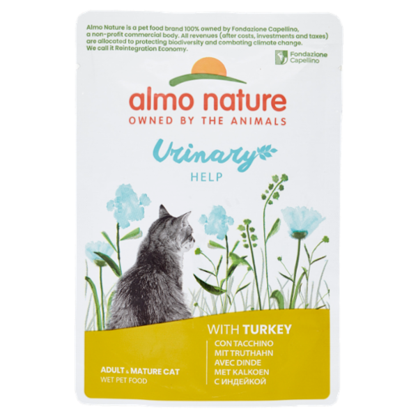 almo nature Urinary Help Adult & Mature Cat con Tacchino 70 g