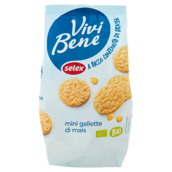 Selex Vivi Bene Mini Gallette di Mais Biologiche 150 g