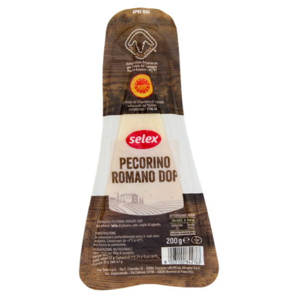 Selex Pecorino Romano D.O.P. 200 g