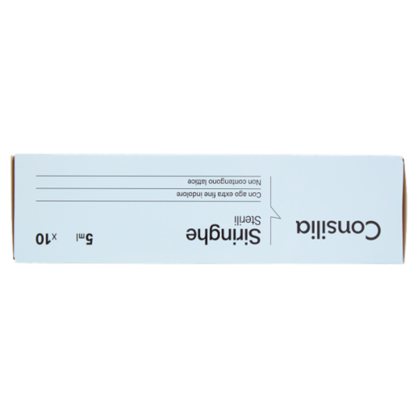 Consilia Siringhe Sterili con Ago Indolore 5ml 10 pezzi