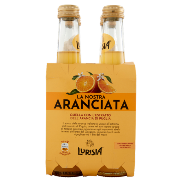 Lurisia la Nostra Aranciata confezione 4 x 275 ml