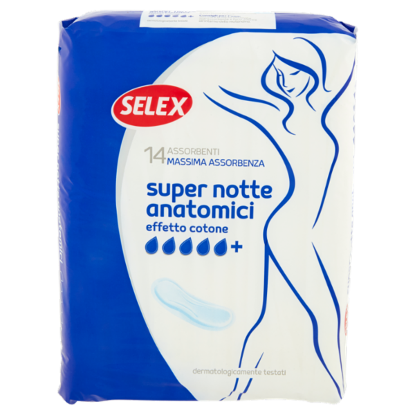 Selex Assorbenti Super Notte Anatomici 14 pezzi