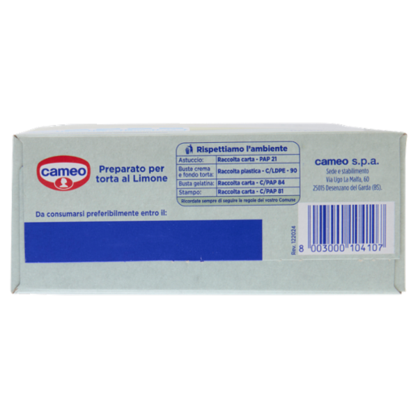 cameo le nuove Irresistibili Torta al Limone 257 g