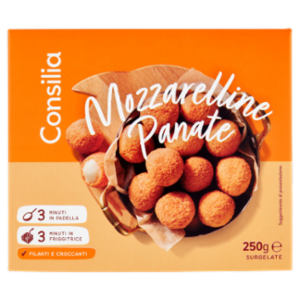 Consilia Bocconcini Di Mozzarella Surgelati Panati 250 g