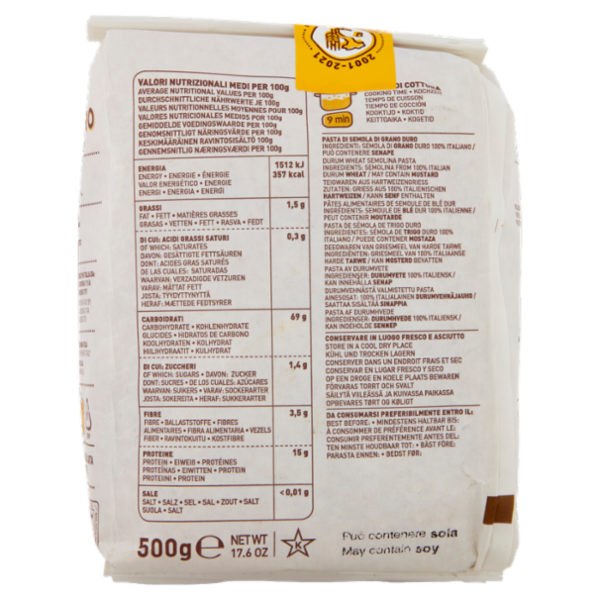 Sgambaro Tortiglioni N°89 500 g