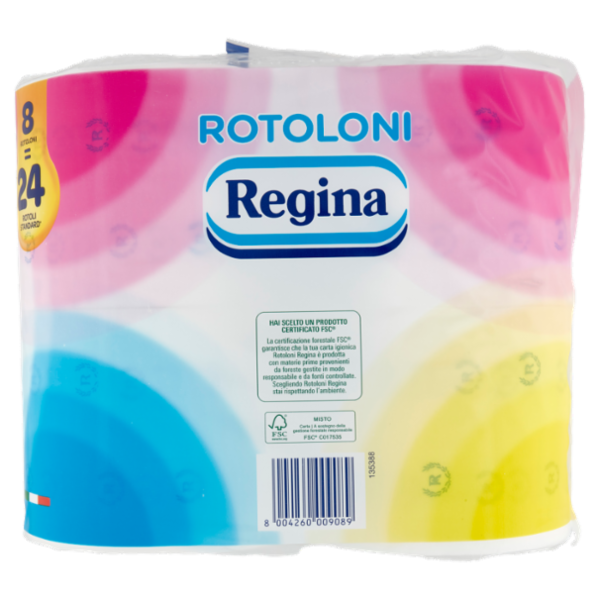 Rotoloni Regina carta igienica 8 rotoli
