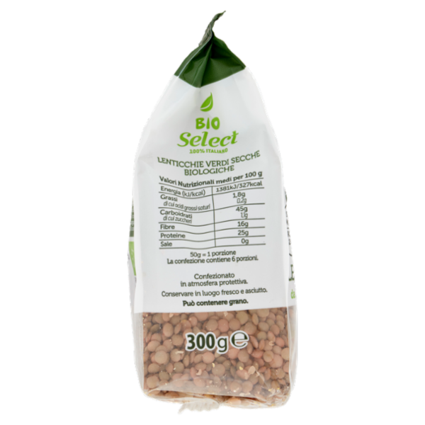 Select Bio Lenticchie Verdi 300 g