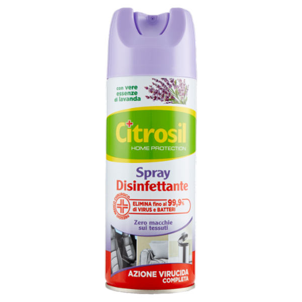Citrosil Home Protection Spray Disinfettante con vere essenze di lavanda 300 ml