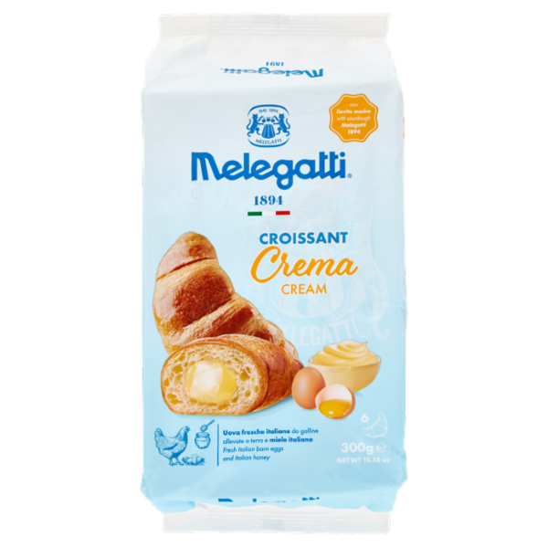 Melegatti 1894 Croissant Crema 6 x 50 g