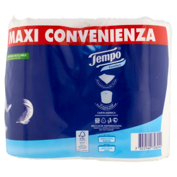 Tempo Comfort Maxi Rotoli 12 pz