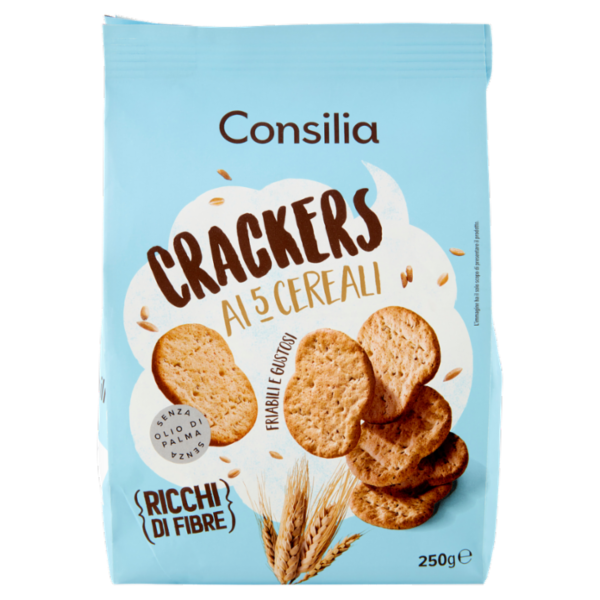 Consilia Crackers ai 5 Cereali 250 g