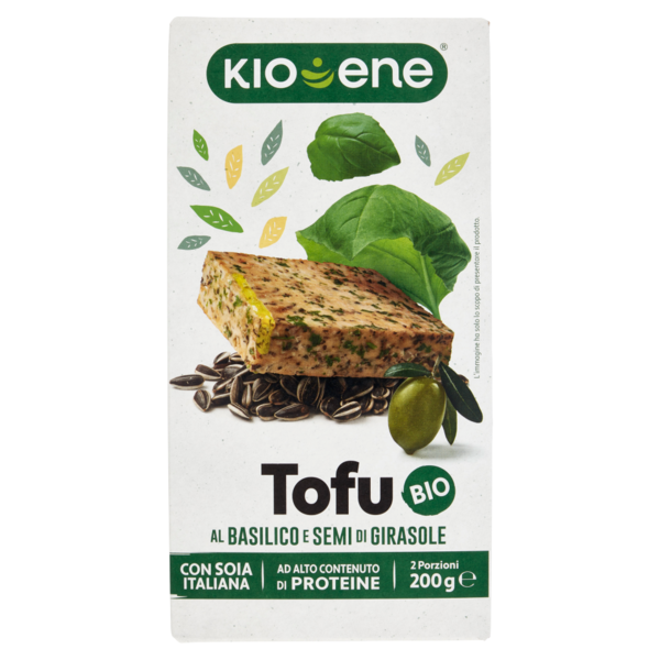 Kioene Tofu al Basilico e Semi di Girasole Bio 200 g