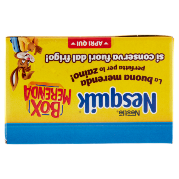 NESQUIK Box Merenda Nesquik Pronto da Bere con 3 frollini Magretti Galbusera Confezione 207 g