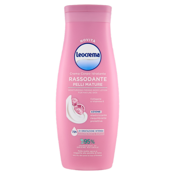 Leocrema Crema Corpo Idratante Rassodante Pelli Mature 400 ml