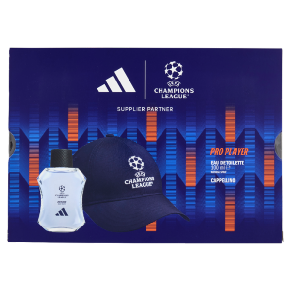 adidas Xmas25 Maschile Eau de Toilette UEFA 12 100 ml + UEFA Cap