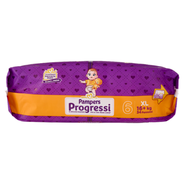 Pampers Progressi Large 17 + 17 pz
