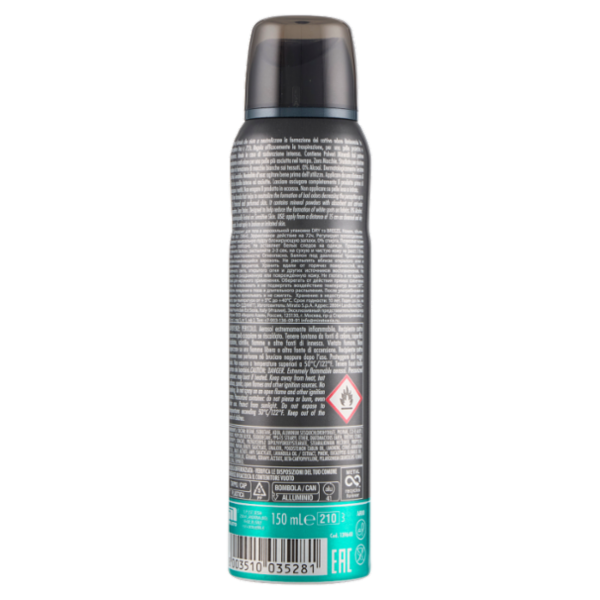 Breeze Men Dry Protection Deodorante Spray 150 mL