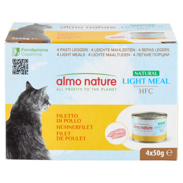 almo nature Natural Light Meal HFC Filetto di Pollo 4 x 50 g