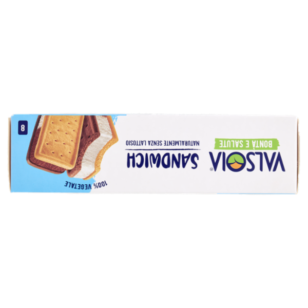 Valsoia Bontà e Salute Sandwich Bianco e Cacao 8 x 40 g