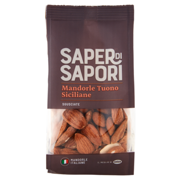 Selex Saper di Sapori Mandorle Tuono Siciliane Sgusciate 100 g