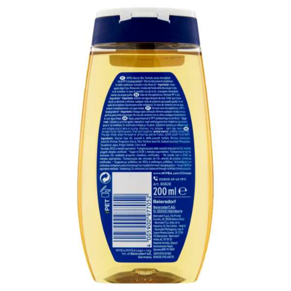 Nivea Rich Care Shower Oil 200 ml