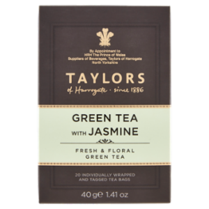 Taylors Of Harrogate Green Tea With Jasmine 20 Tea Bags 40 g