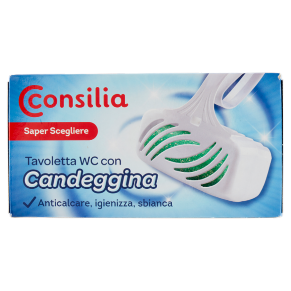 Consilia Saper Scegliere Tavoletta WC con Candeggina 2 x 40 g