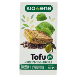 Kioene Tofu Al Basilico e Semi Di Girasole Bio 200 g