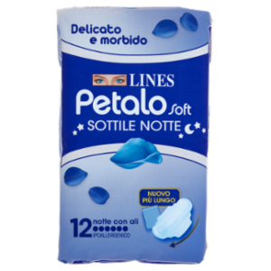 Lines Petalo Soft Sottile Notte Con Ali 12 Pz