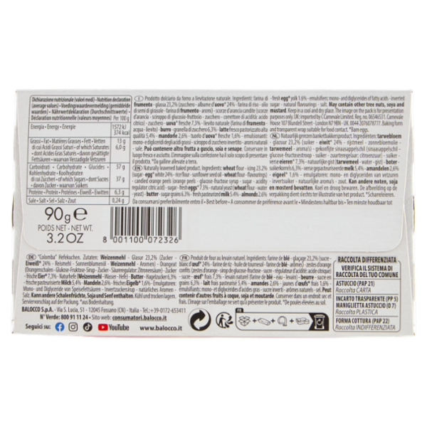 Balocco la Colomba Classica 90 g