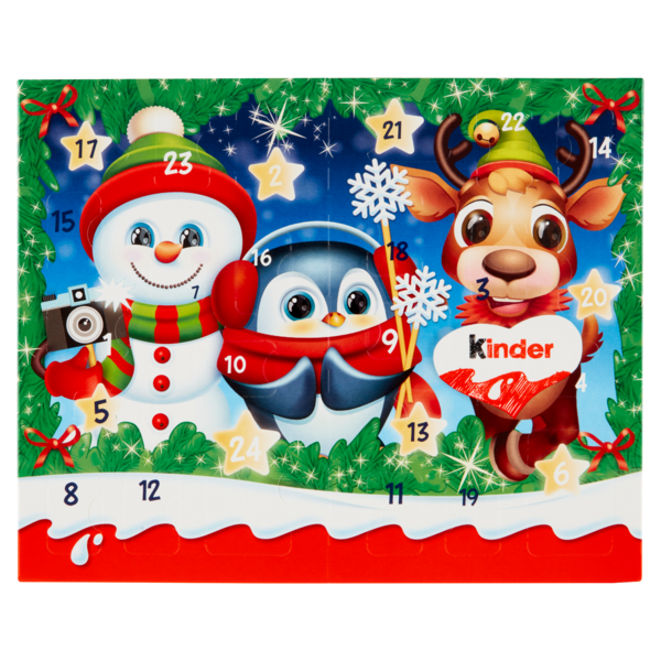 Kinder Calendario dell'Avvento 24 pezzi 127 g