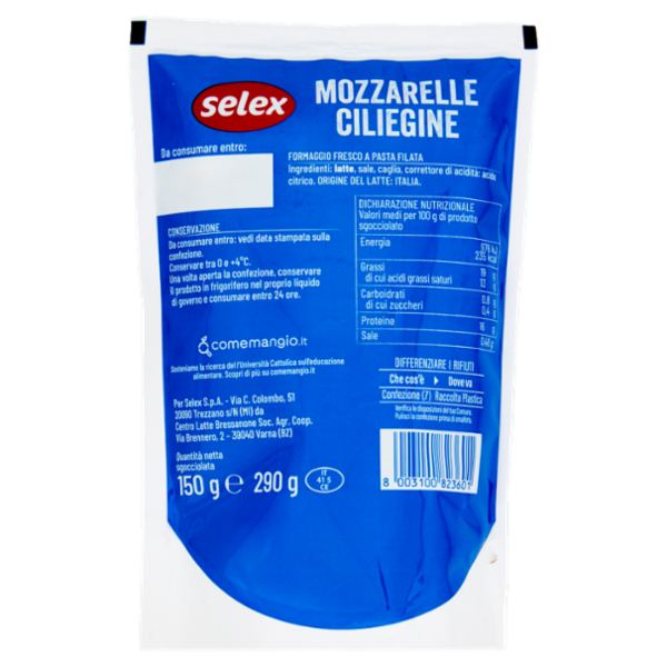 Selex Ciliegine di Mozzarella 150g