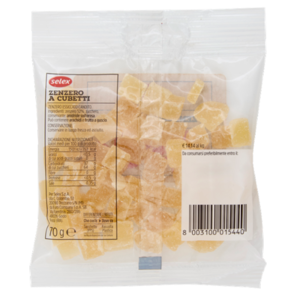 Selex Zenzero Candito 70 g