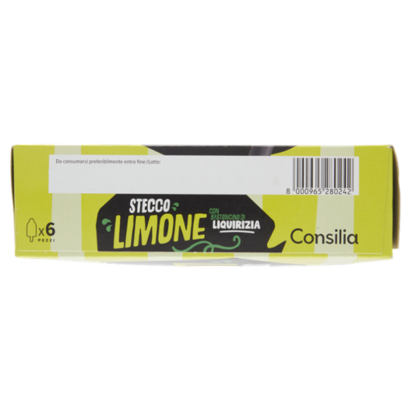 Consilia 6 Gelati al Limone e Stecco di Liquirizia 500 g
