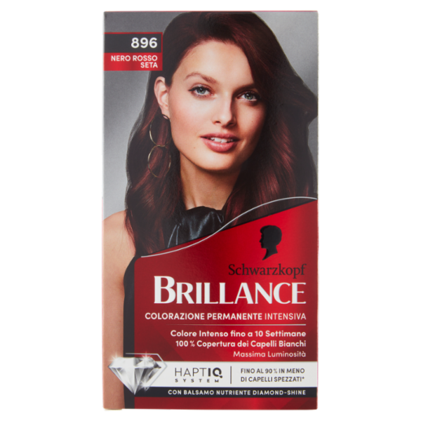 Brillance Colorazione Permanente Intensiva 896 Nero Rosso Seta